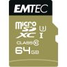 Emtec Carte Micro Sdxc 64G U3