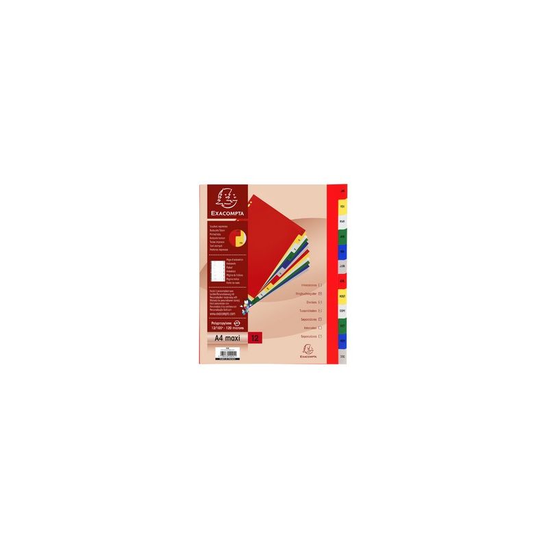 Exacompta Exa Interc 23X30 Mensuel 12P