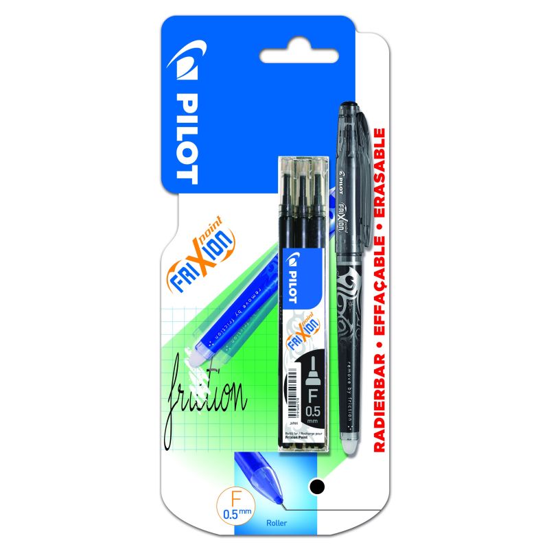 Pilot Roll+3Rech Frixion Noir