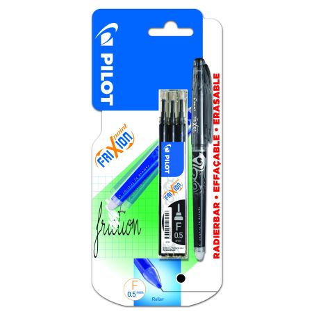 Pilot Roll+3Rech Frixion Noir