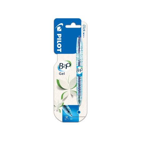 Pilot Stylo Gel Roller Rétractable B2P Bleu, Sous Blister