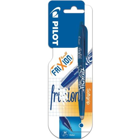 Pilot Stylo Roller Frixion Ball Encre Effaçable Bleu Pointe Moyenne