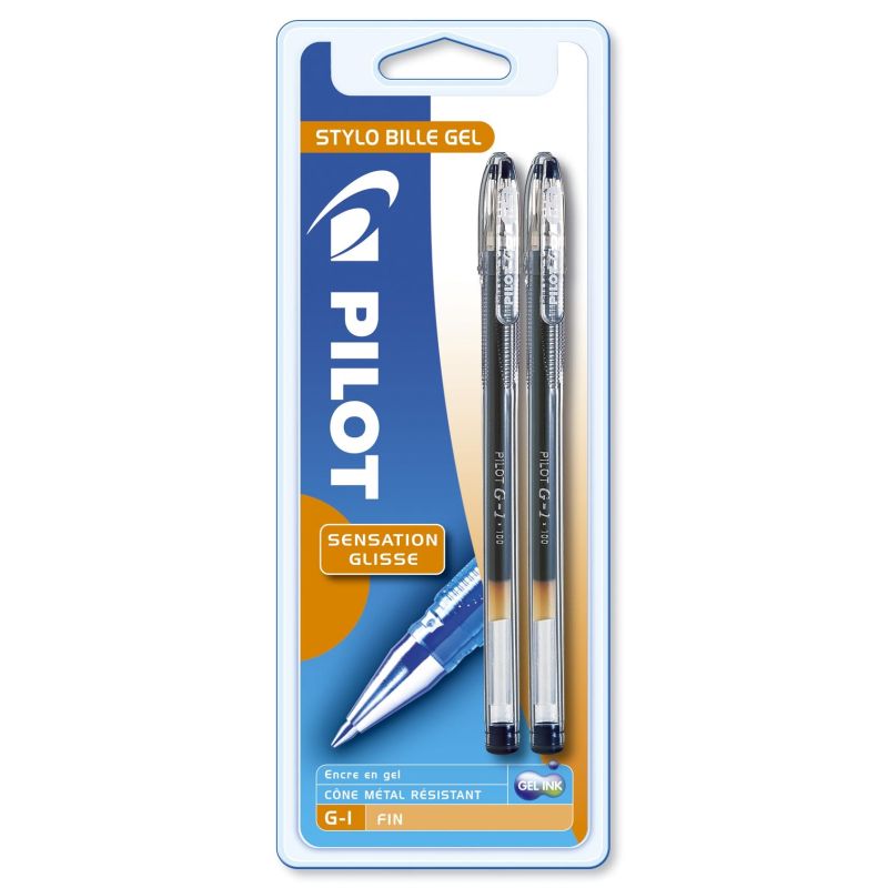 Pilot Rollers Encre Gel Noir X2 G1