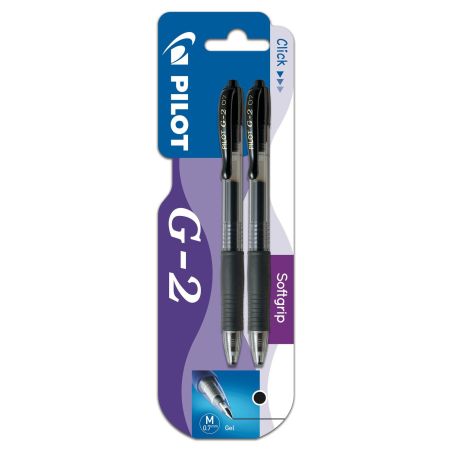 Pilot Stylo Roller G2 Noir Pointe Moyenne
