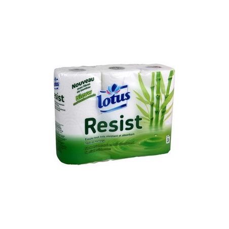 Okay 2 Rouleaux Essuie Tout Lotus Resisaint