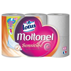 Lotus Papier Toilette Moltonel Sensitive : Les 6 Rouleaux