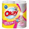 Okay Essuie-Tout Biodégradable : Les 4 Rouleaux Xxl Égal 6 De Taille Standard