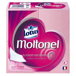 Moltonel Papier Toilette Extraits De Lotus Rose Paquets X8