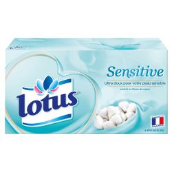 Lotus Mouchoirs Sensitive : La Boite De 80