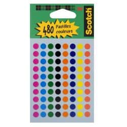 Scotch Gommettes Rondes 8Mm X480
