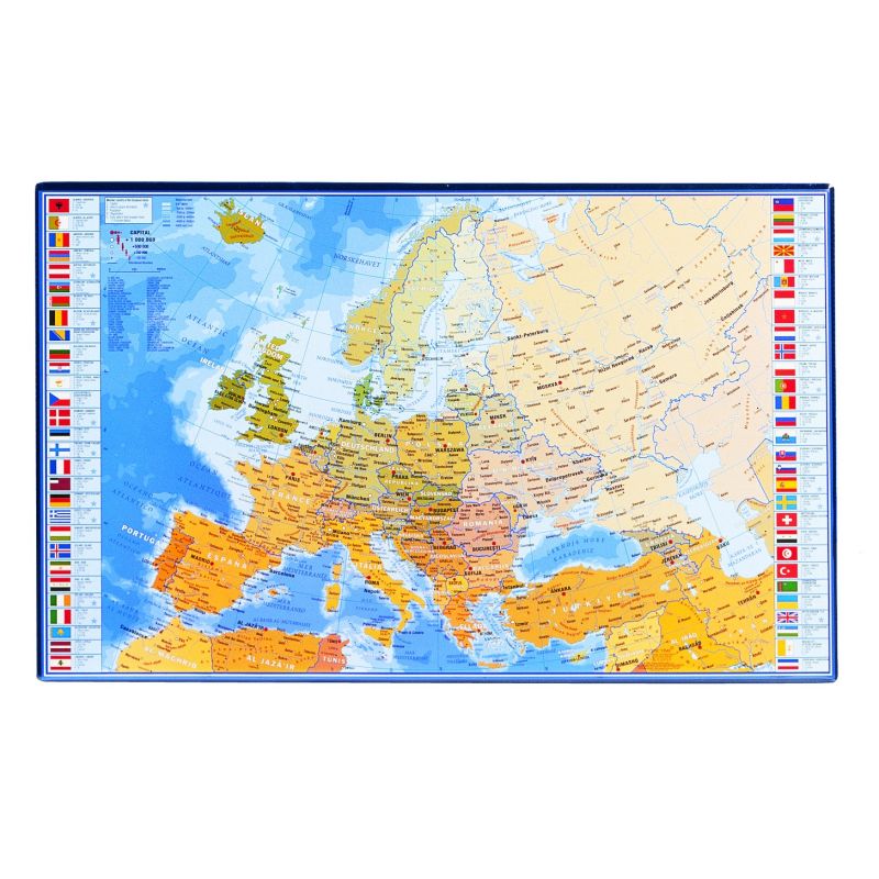 Exacompta Viquel Sous Main Geographique 59.8 X 36.5 Cm