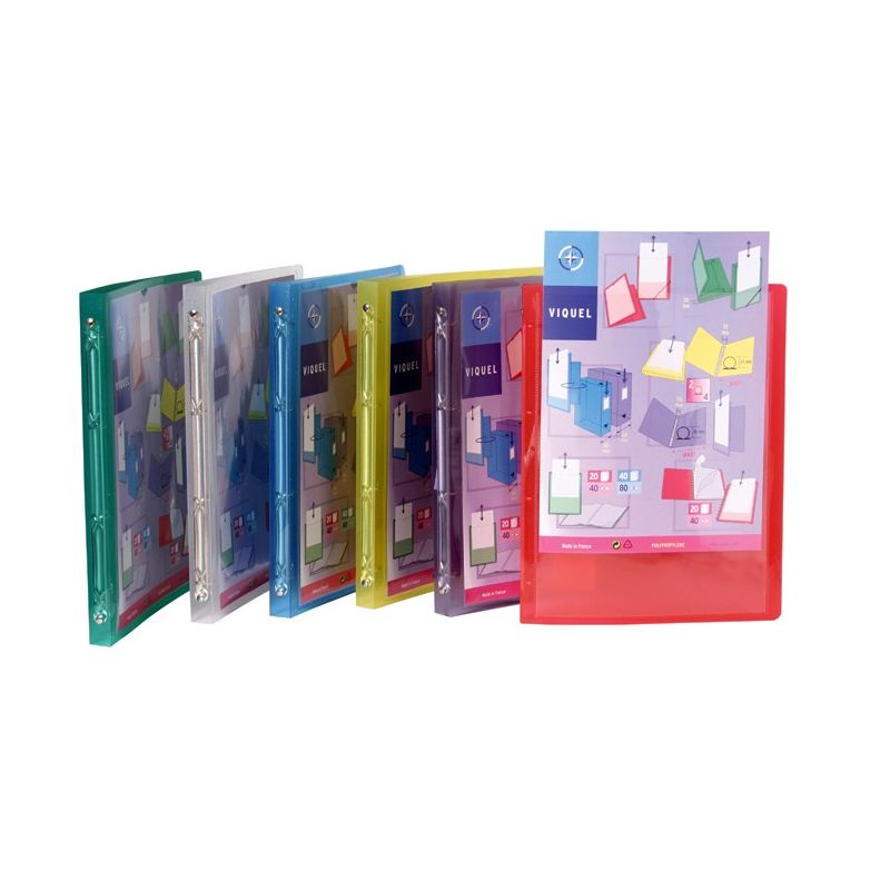 Exacompta Viquel Classeur-Cahier 4 Anneaux Propyglass Personnalisable
