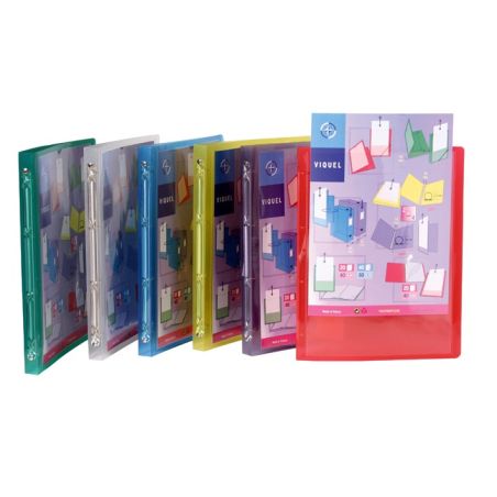 Exacompta Viquel Classeur-Cahier 4 Anneaux Propyglass Personnalisable