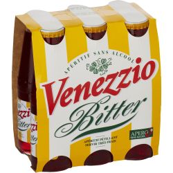 Venezzio Bitter Apéritif Sans Alcool : Le Pack De 6 Bouteilles 10Cl