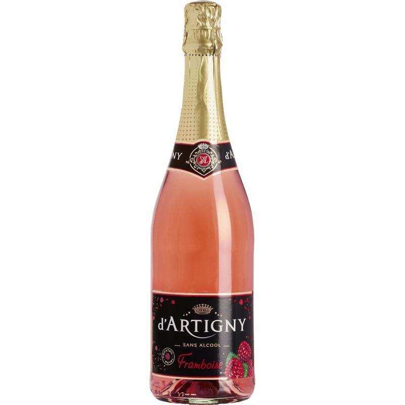 D' Artigny Cocktail Sans Alcool Royal Framboise : La Bouteille De 75Cl