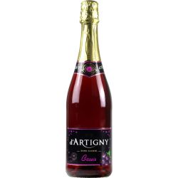 D' Artigny Boisson Pétillante Sans Alcool Cassis : La Bouteille De 75Cl