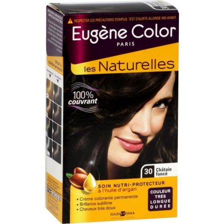 Eugène Color Coloration Châtain Foncé N°30 : La Boite De 115 Ml