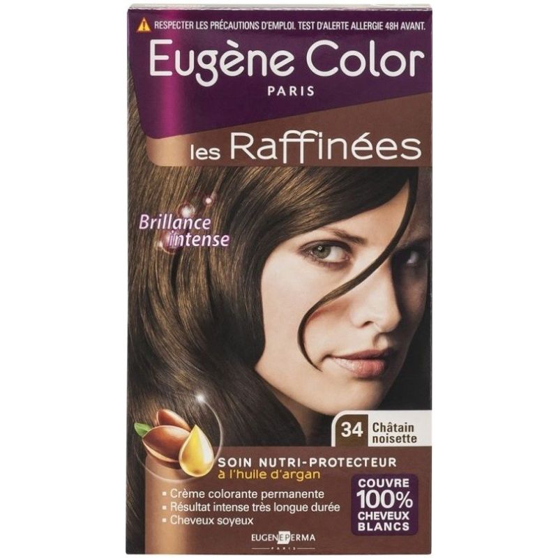 Eugène Color Coloration Chatain Noisette N°34