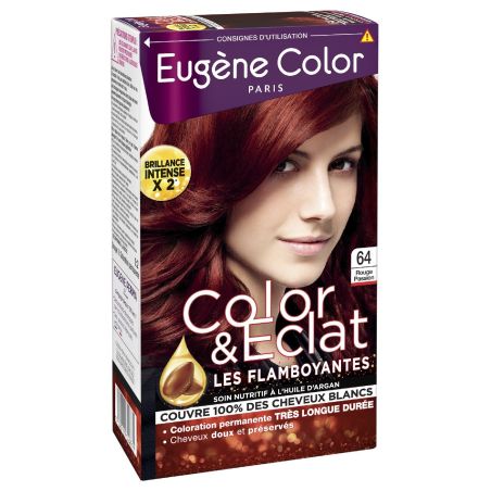 Eugène Color Coloration Rouge Profond 64 : La Boite De 163 G