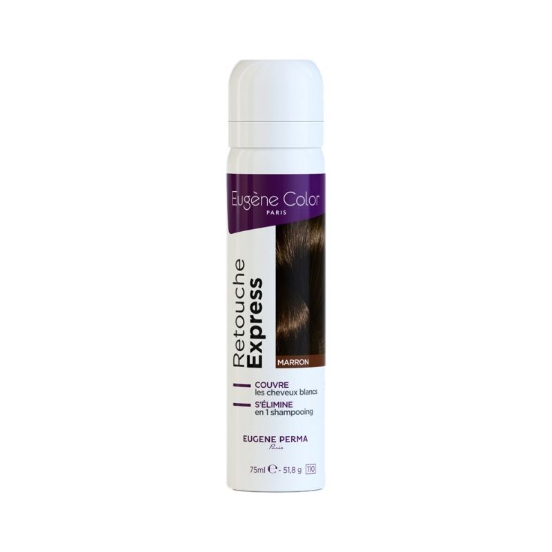 Eugène Color Retouche Express Marron : Le Spray De 75 Ml