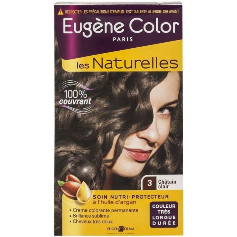 Eugène Color Coloration Châtain Clair 3 : La Boite De 115 Ml