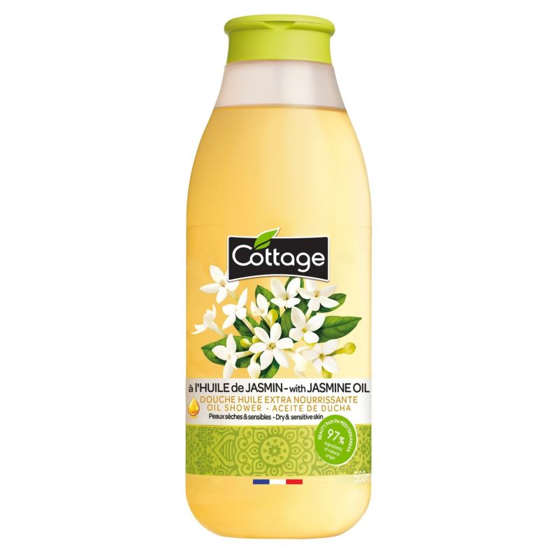 Cottage Gel Douche Huile Précieuse Jasmin : Le Flacon De 560 Ml