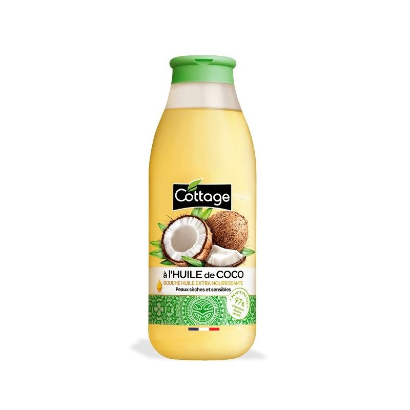 Cottage Douche Huile Extra Nourrissante À L'Huile De Coco 560Ml