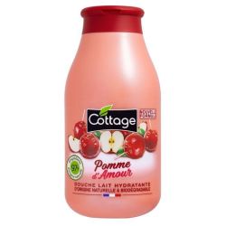 Cottage Douche Lait Hydratante Pomme D'Amour 97% D'Ingrédients D'Origine Naturelle 250 Ml
