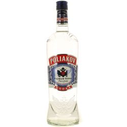 Poliakov Vodka Pure Grain Triple Distilled 37.5% : La Bouteille De 100Cl