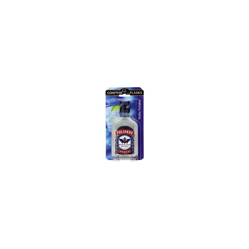 Poliakov Vodka Pure Grain Triple Distilled 37.5% : La Flasque 20Cl