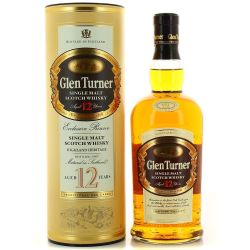 Glen Turner Whisky Single Malt 12 Ans 40% : La Bouteille De 70 Cl