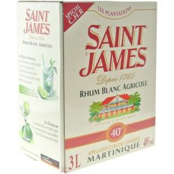 Saint James 3L Bib Blanc 40%V