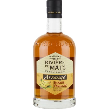 Riviere Du Mat Rhum Arrangé Banane Vanillée 35% : La Bouteille De 70Cl