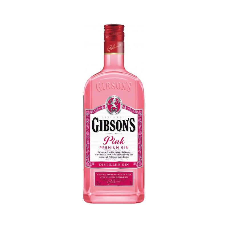 Gibson'S Gin London Dry Pink Rosé 37,5% : La Bouteille De 70 Cl