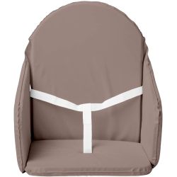 Babycalin Coussin De Chaise Avec Sangles 28X38 Cm Taupe
