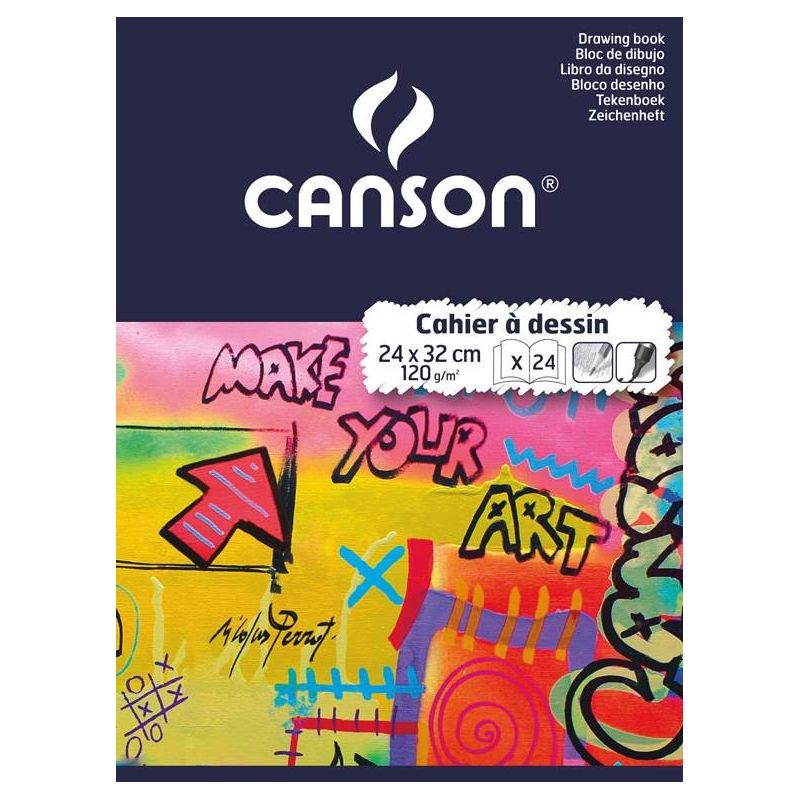 Canson Cah Dessin 24P 24X32