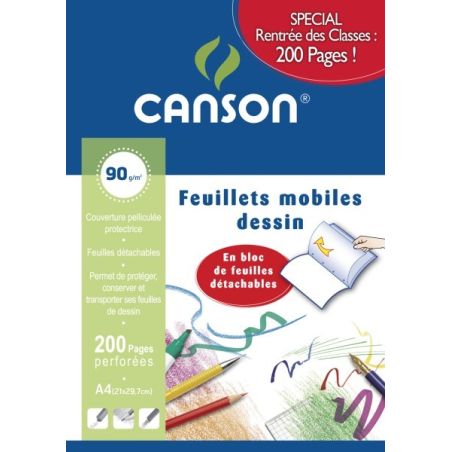 Canson Bloc Dessin 200P A4