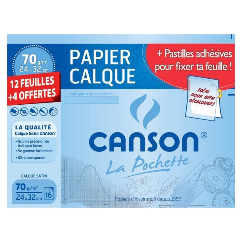 Canson Calque 12+4 F. 24X32