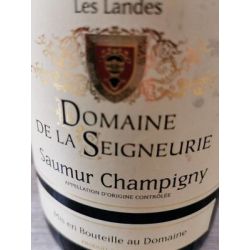 Domaine Seigneurie 75Cl Saumur Champigny Rouge Medaille 2013