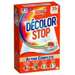 Eau Écarlate Lingettes Décolor Stop 6 Protections : La Boite De 35