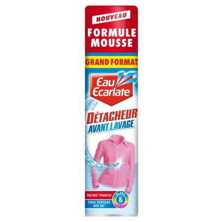 Eau Écarlate Détacheur Avant Lavage Mousse : La Bombe De 400 Ml