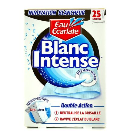 Eau Ecarlate Lingettes Blanc Intense X25
