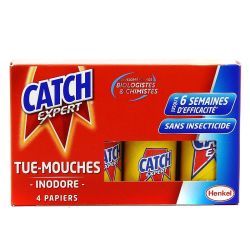 Catch Papier Tue Mouches X4