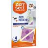 Zensect Zen'Sect Stickers Autocollants Anti-Mouches, Décoratifs, Forme Triangulaire, Pack De 8 Pièces