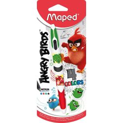 Maped Stylo 4 Couleurs Twin Tip Angry Birds