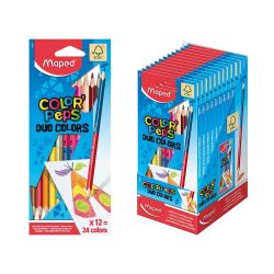 Maped Crayons Bicolores X12