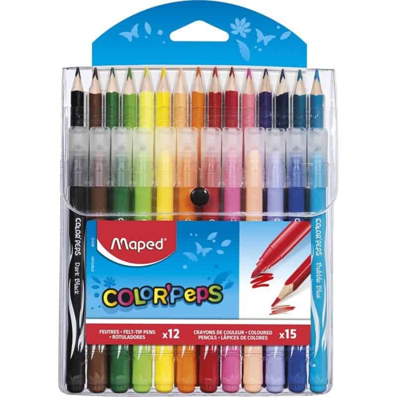 Maped 15 Cray Coul+ 12 Feutres