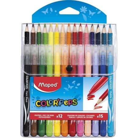 Maped 15 Cray Coul+ 12 Feutres