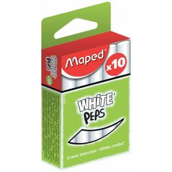 Maped Boite 10 Craies Blanches