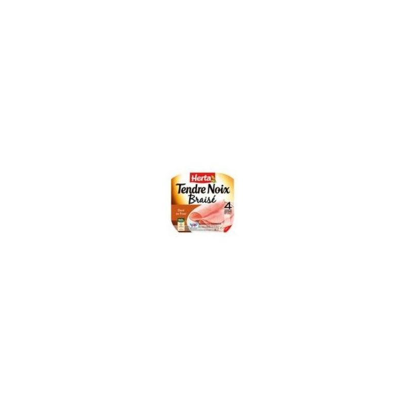 Herta Jambon Tendre Noix Braisé 4 Tranche 120G